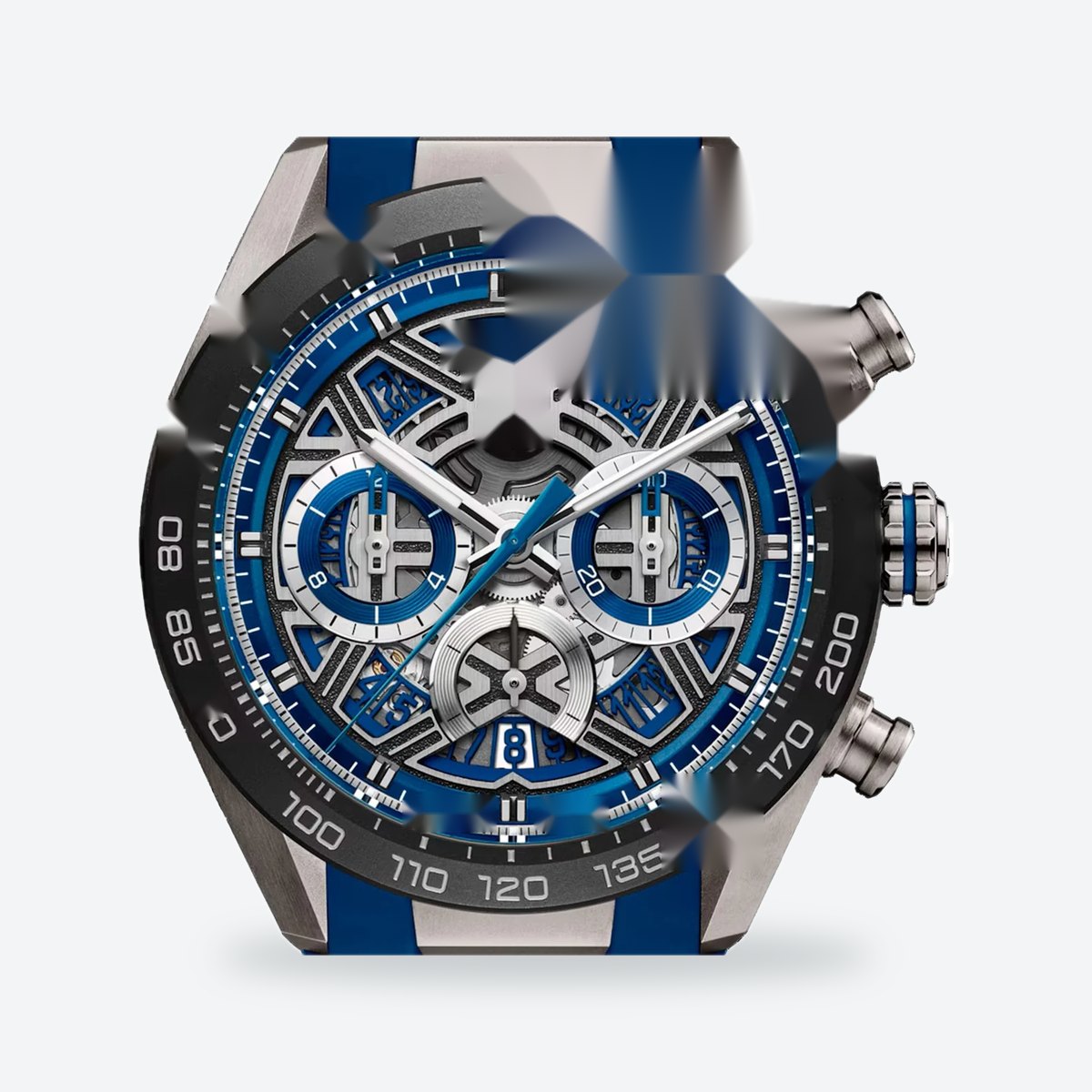 Men's 44mm Blue Dial Automatic Watch, view 2