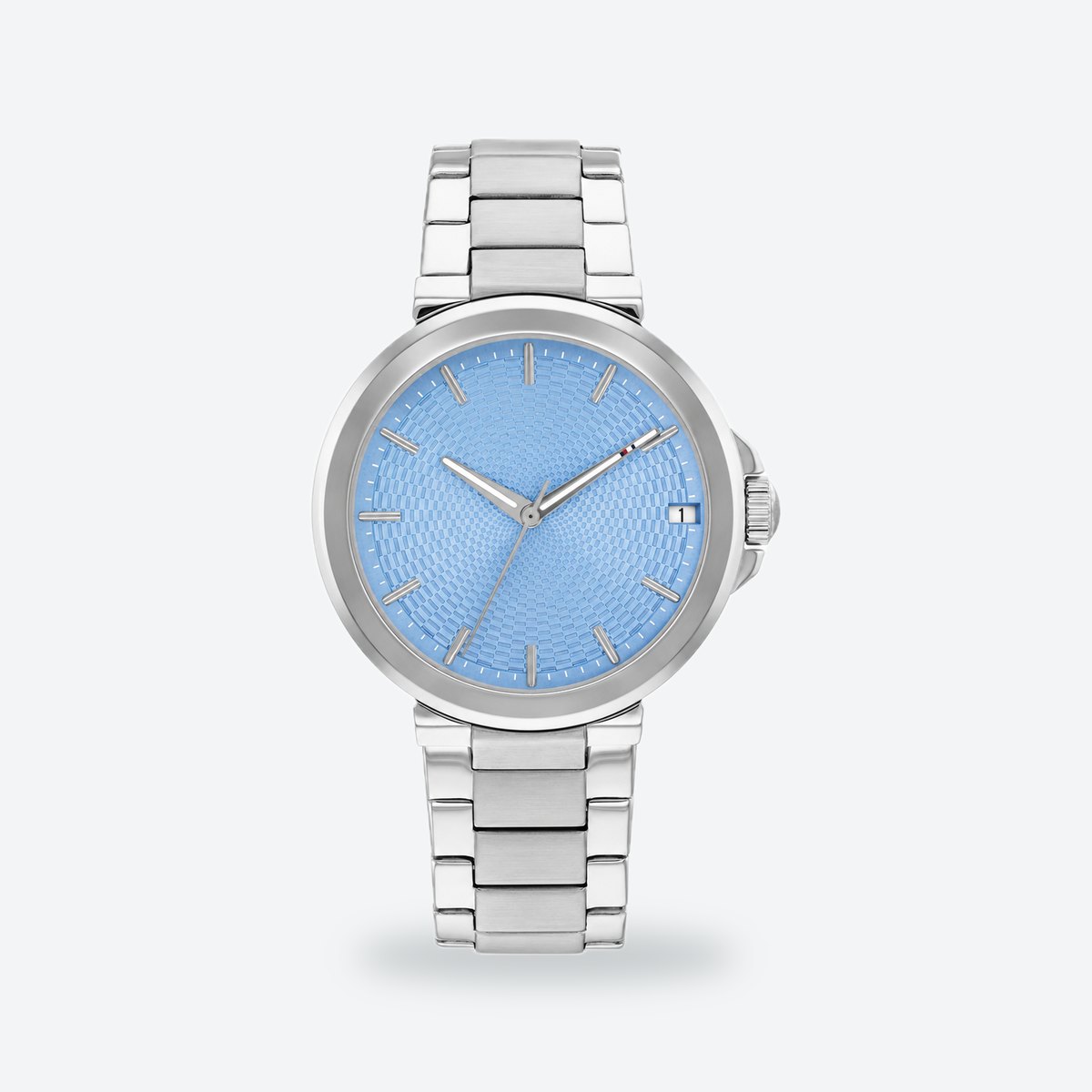 Women's 34mm Lilac Dial Watch, Blue dial / Silver-tone