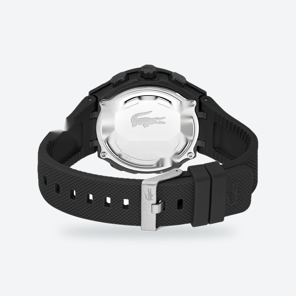 Men's 45mm Black and Gold Dial Watch, view 5