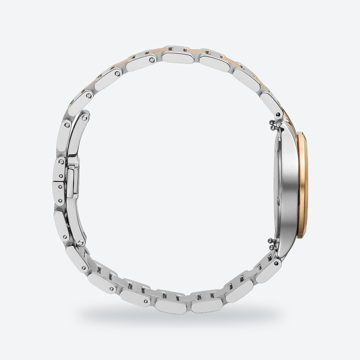 Women's 28mm White Dial Watch, Steel Bracelet, view 5