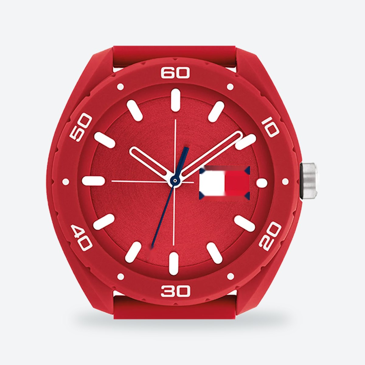 Men's 45mm Red Dial Watch, view 2
