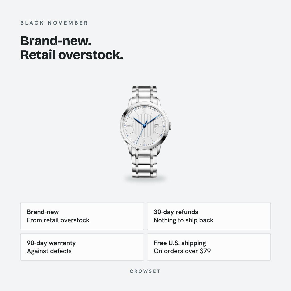 Men's 42mm Automatic Watch, details