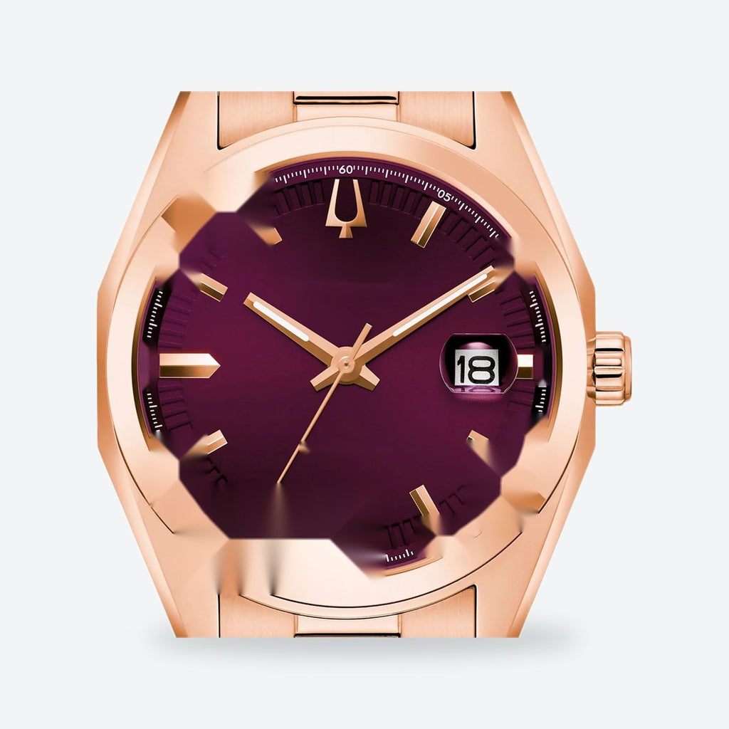 Men's 39mm Purple Dial Automatic Watch, view 3