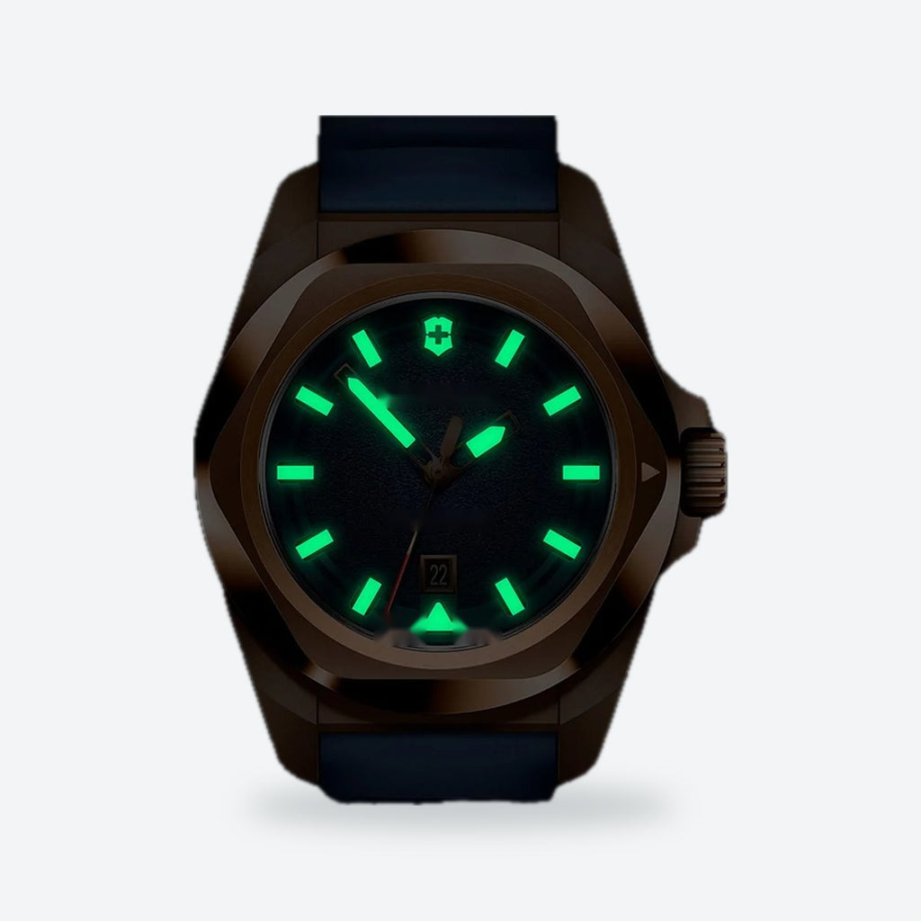 Women's 35mm Blue Dial Watch, Rubber Strap, view 6