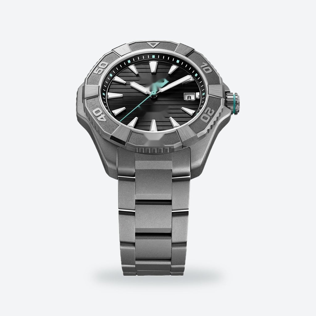 Men's 40mm Black Dial Watch, view 8