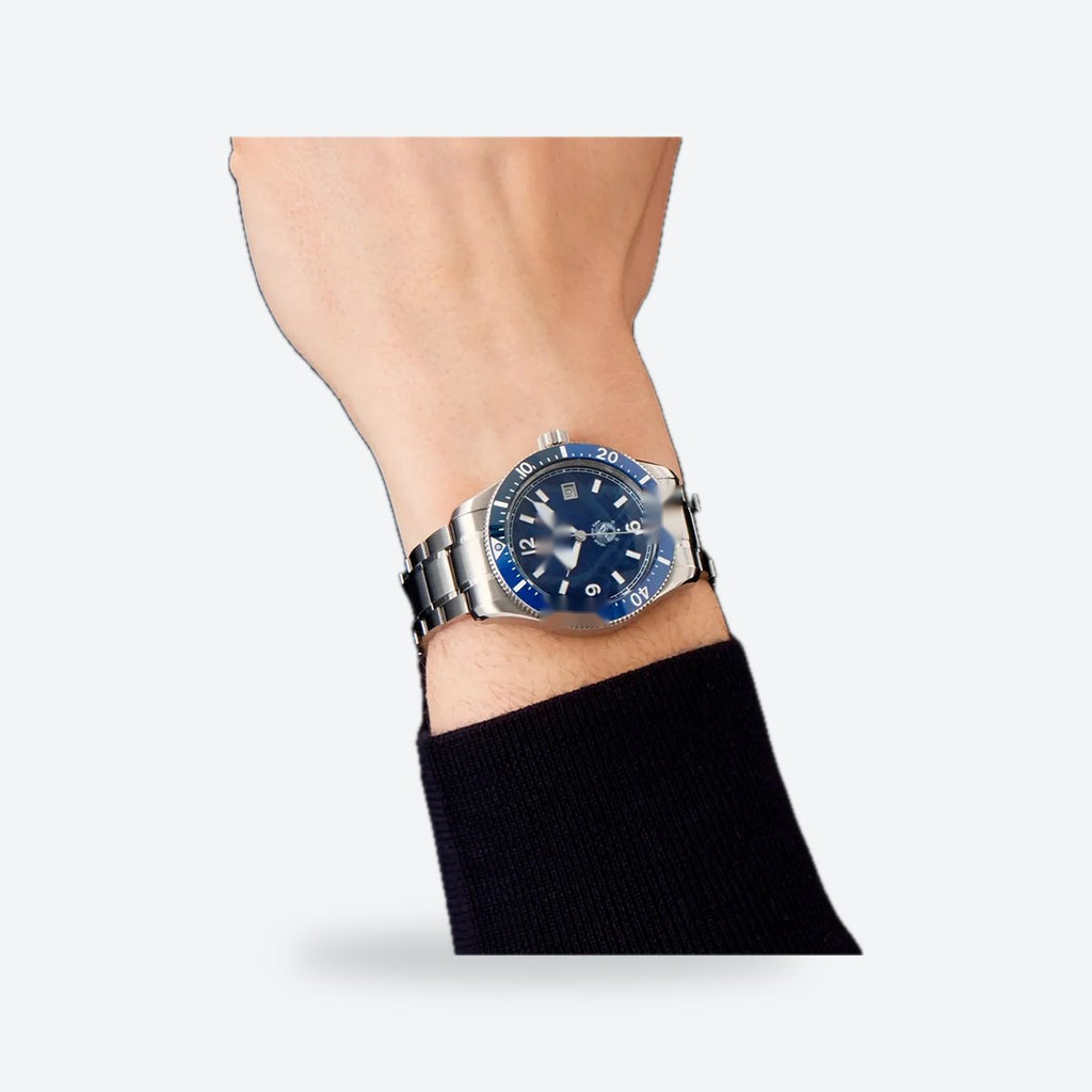 Men's Blue Dial Automatic Watch, view 7