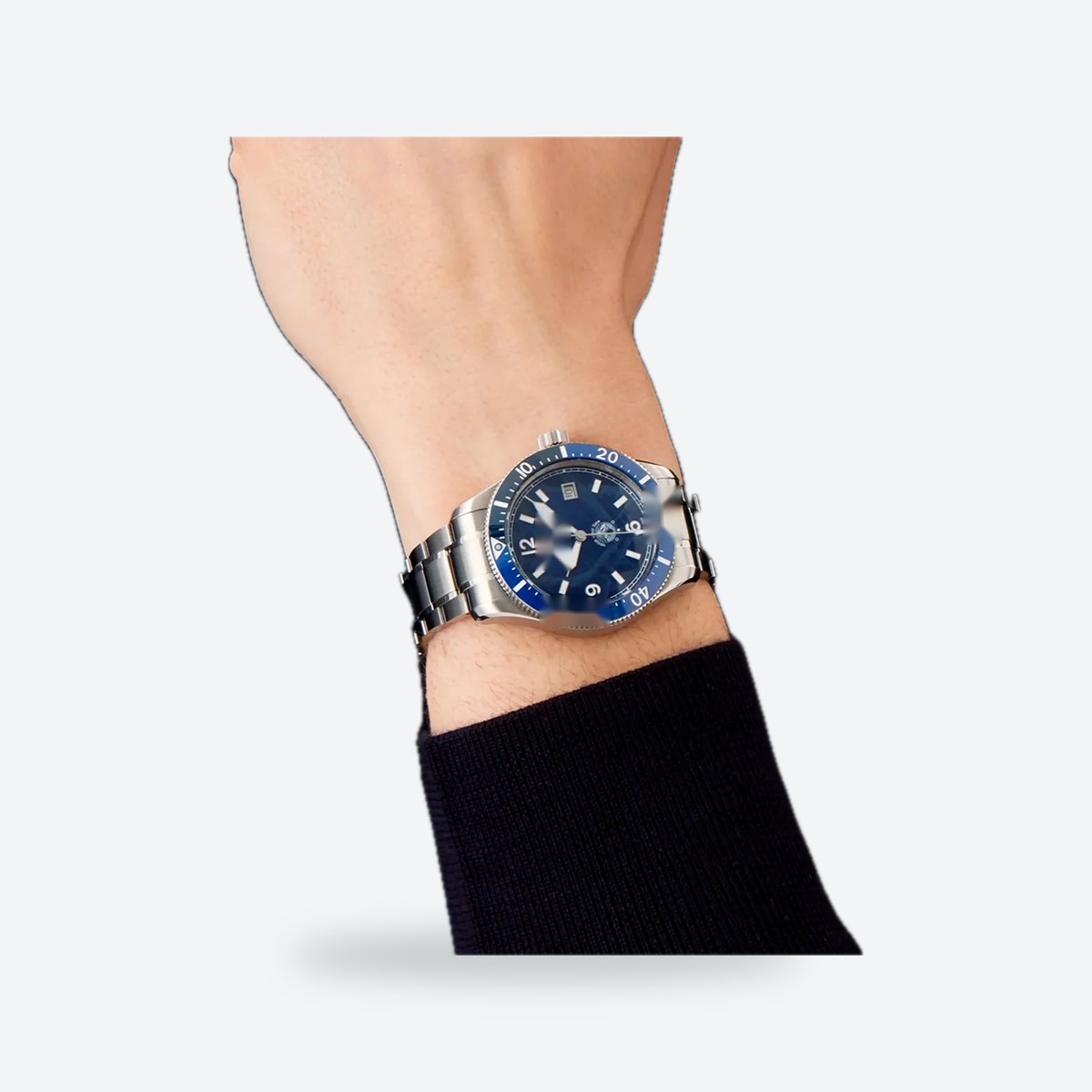 Men's Blue Dial Automatic Watch, view 7