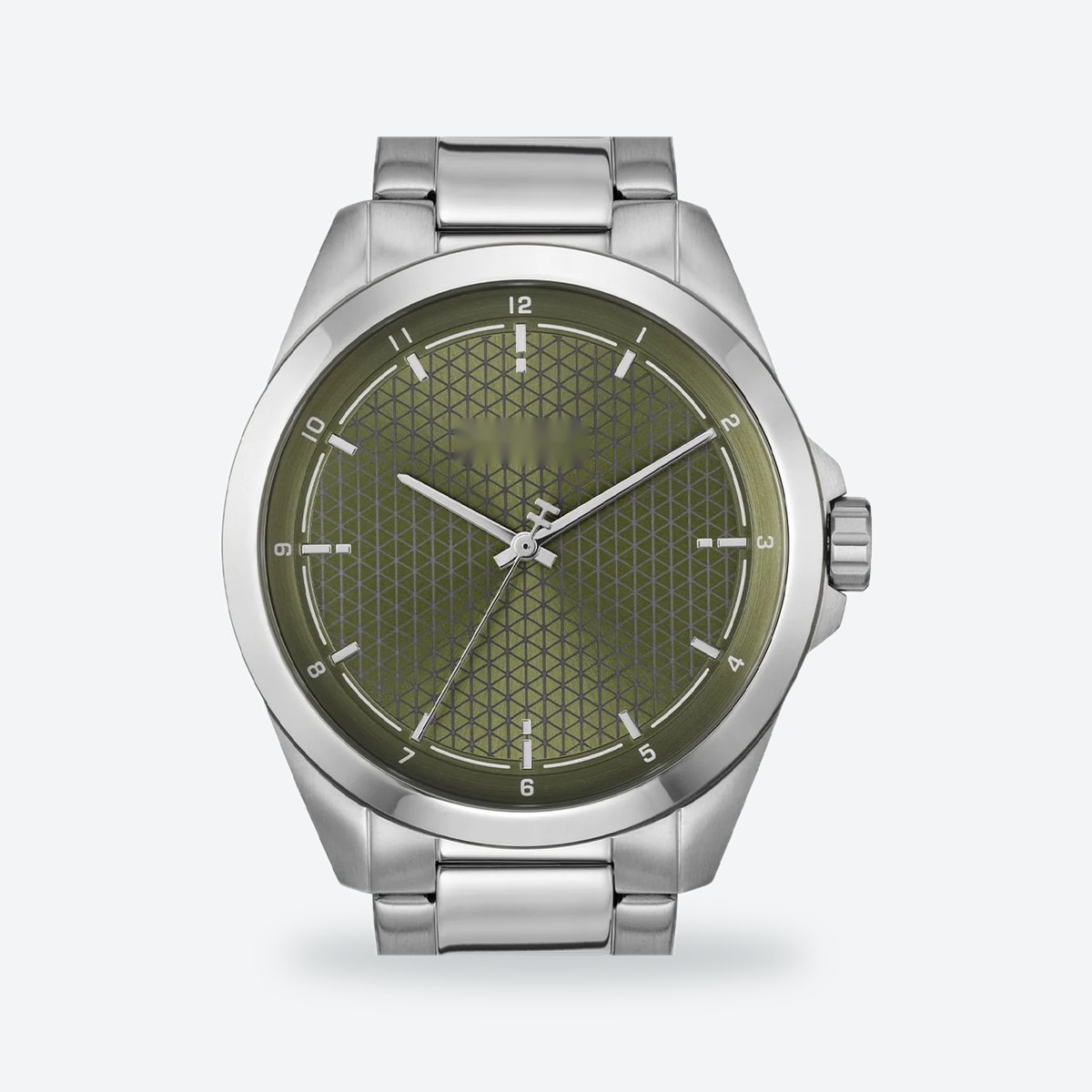 Men's 41mm Green Dial Watch, Steel Bracelet, view 3