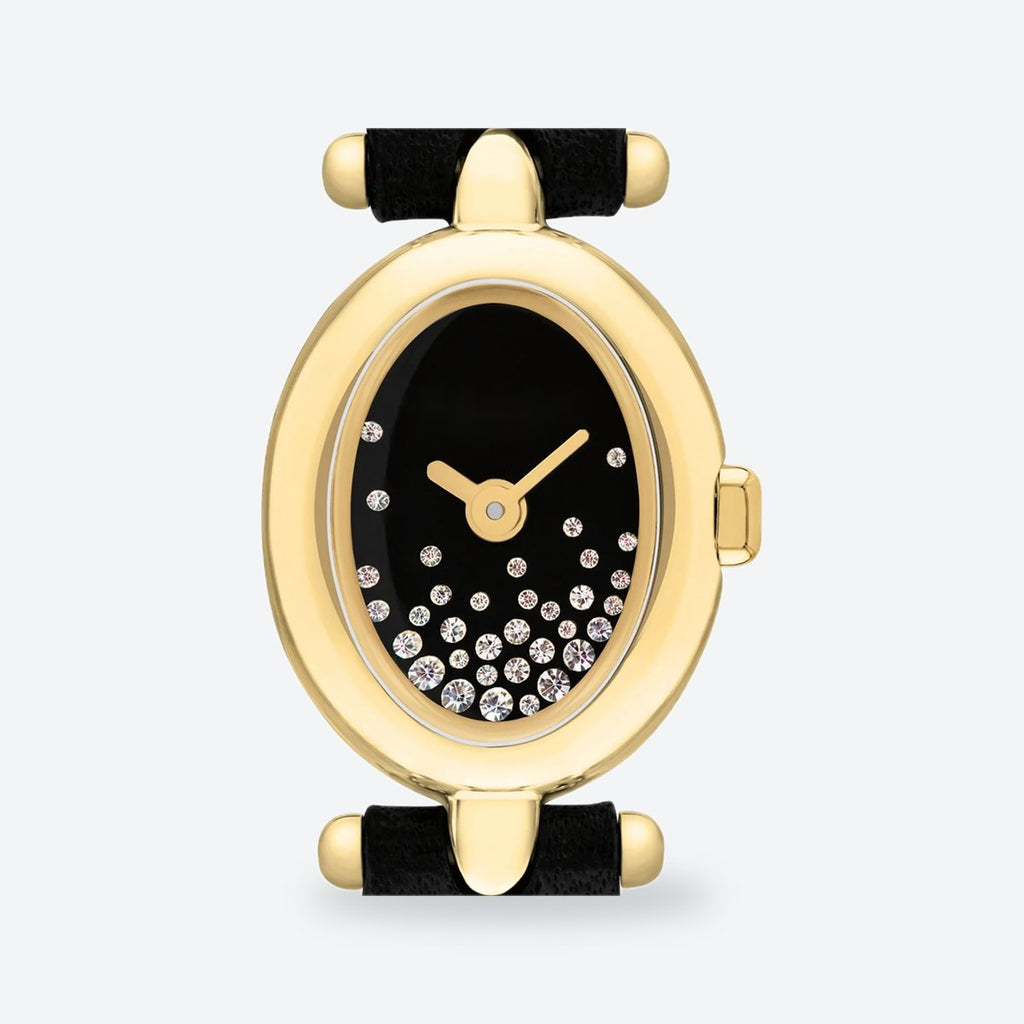 Women's 18x22.5mm Black Dial Watch, view 2