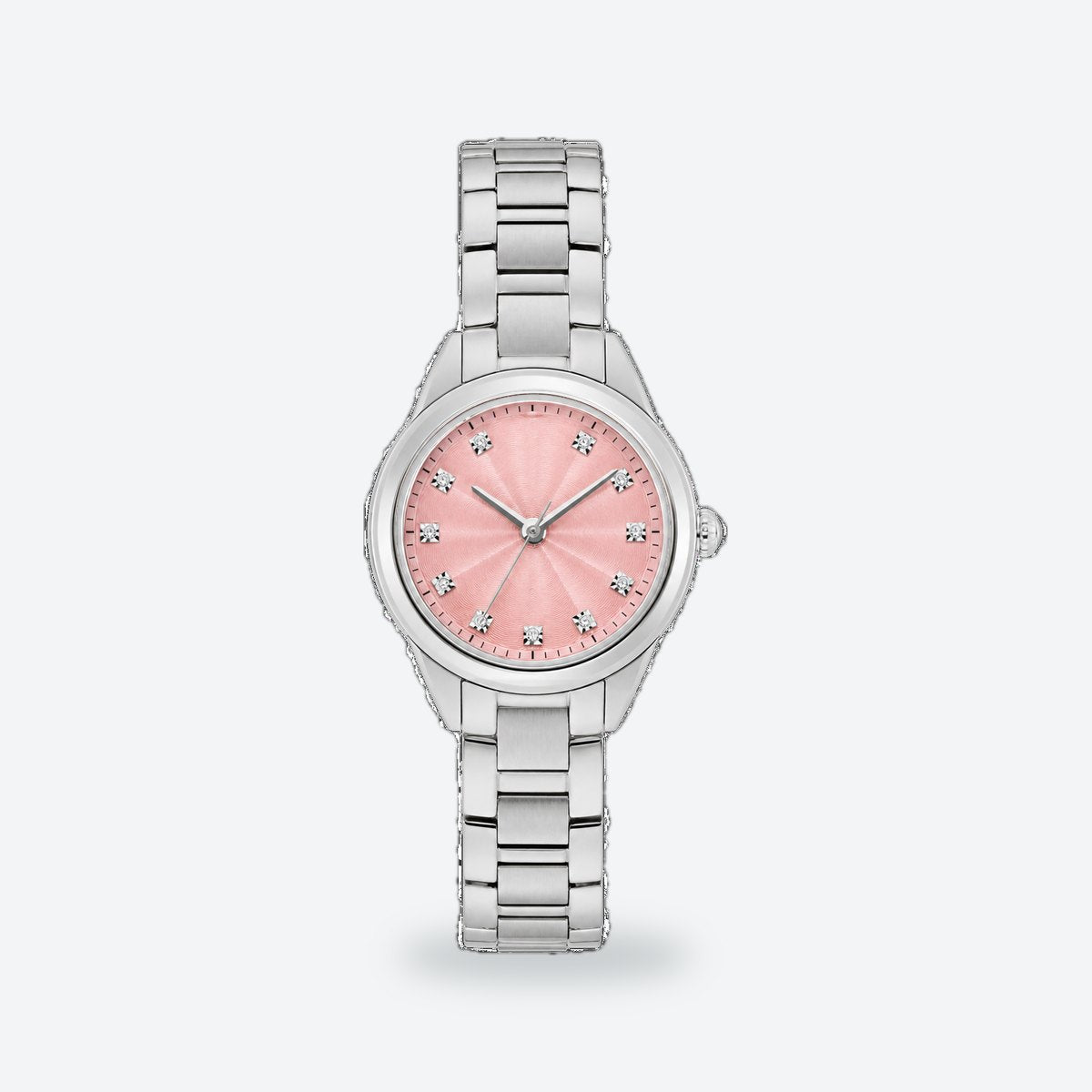 Women's 28mm Pink Dial Watch, Pink dial / Silver-tone