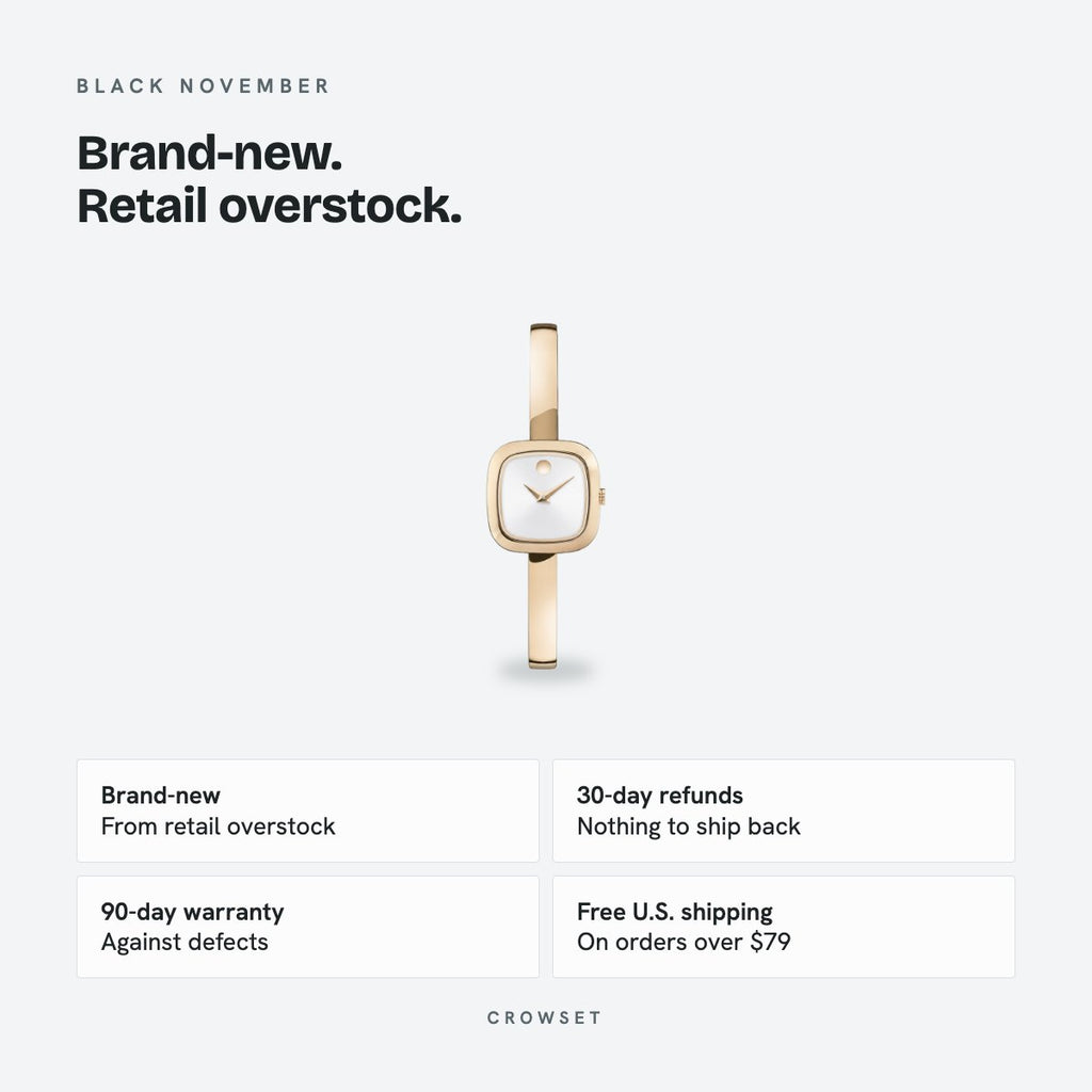 Women's 21mm White Dial Watch, details