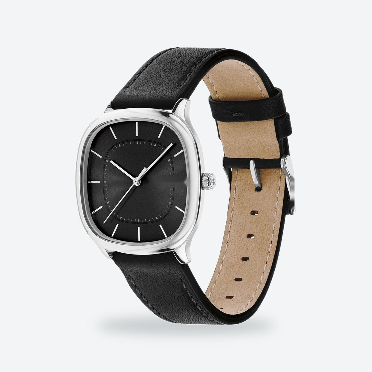 Men's 37mm Black Dial Watch, view 3