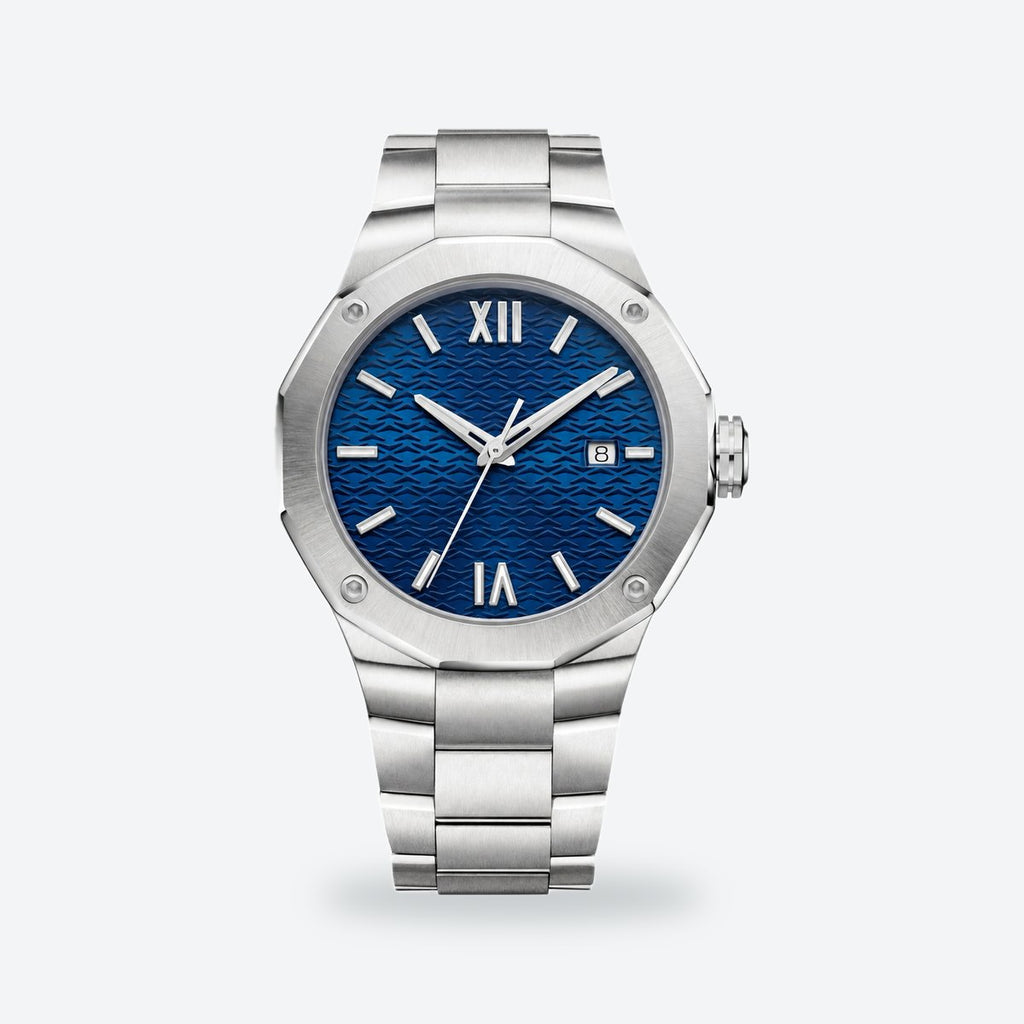 Men's 42mm Blue Dial Automatic Watch, photo