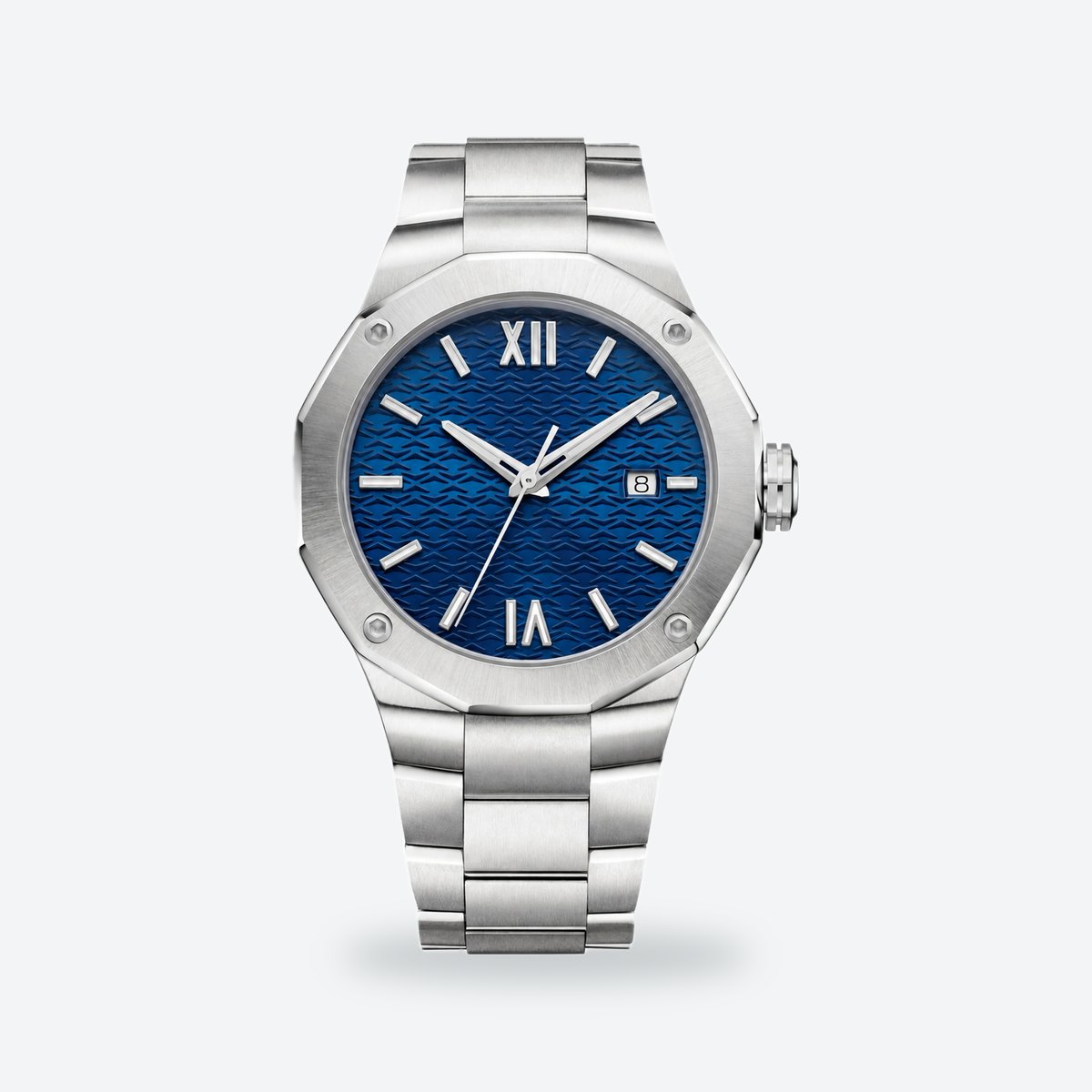 Men's 42mm Blue Dial Automatic Watch, photo