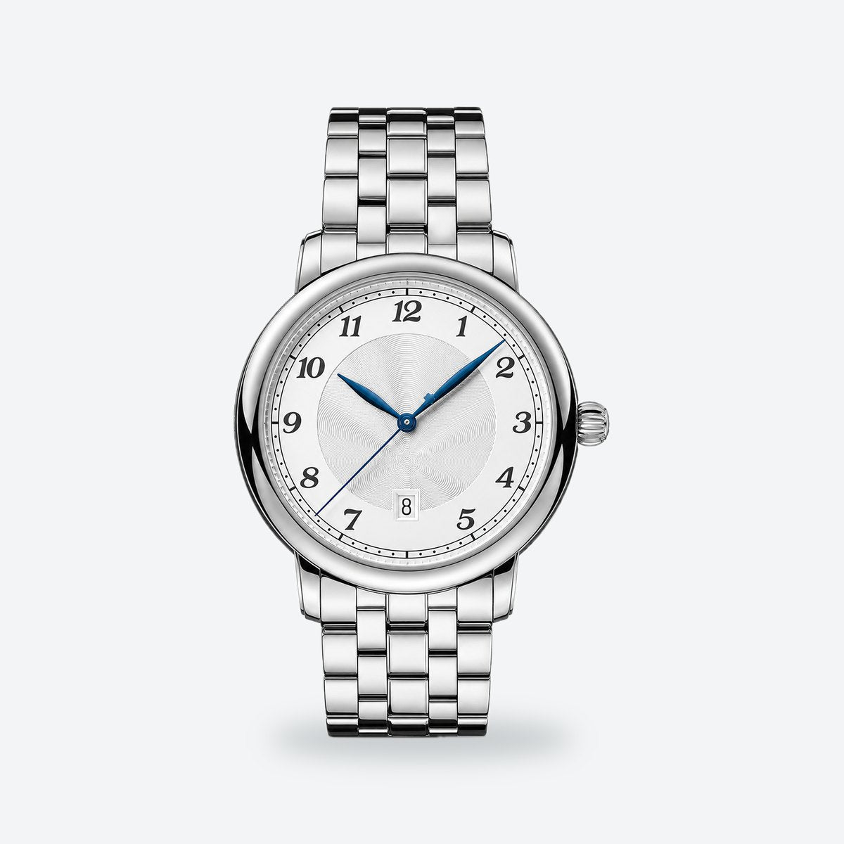 Unisex 42mm Silvery White Dial Automatic Watch, photo