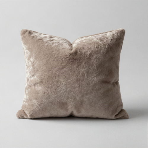 Faux Fur Accent Pillow
